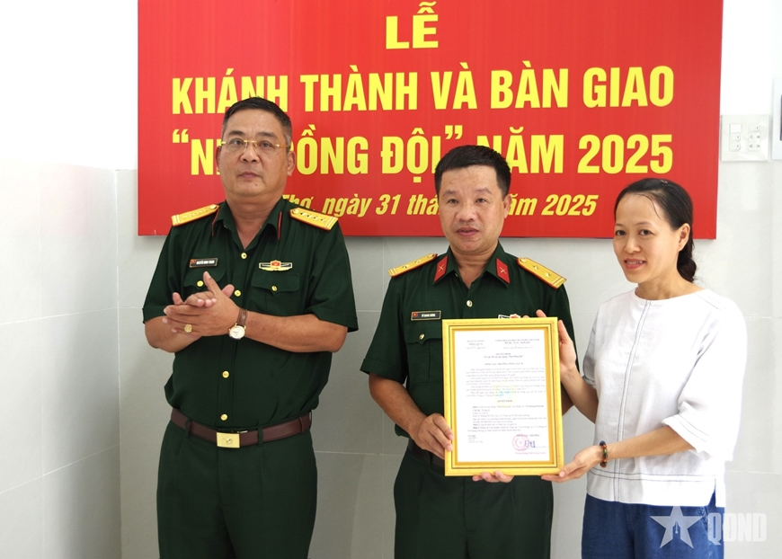 Khánh thành và bàn giao “Nhà đồng đội” tại TP Cần Thơ